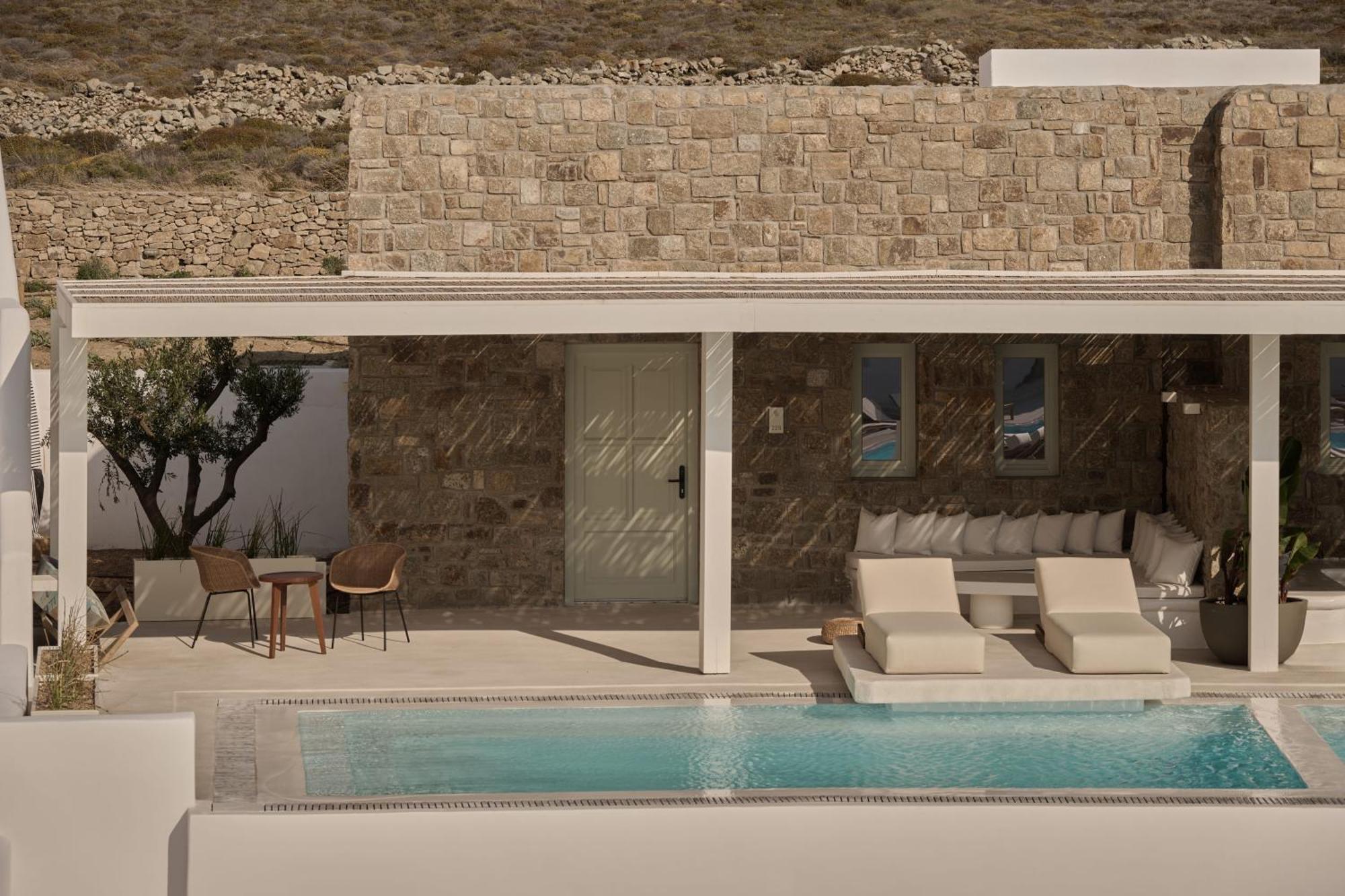 Yi Hotel Mykonos Elia  エクステリア 写真